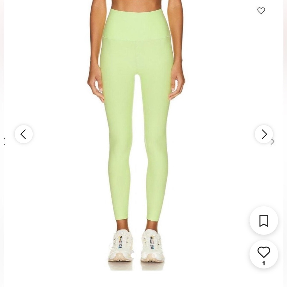 Beyond Yoga neon green liich leggings M
